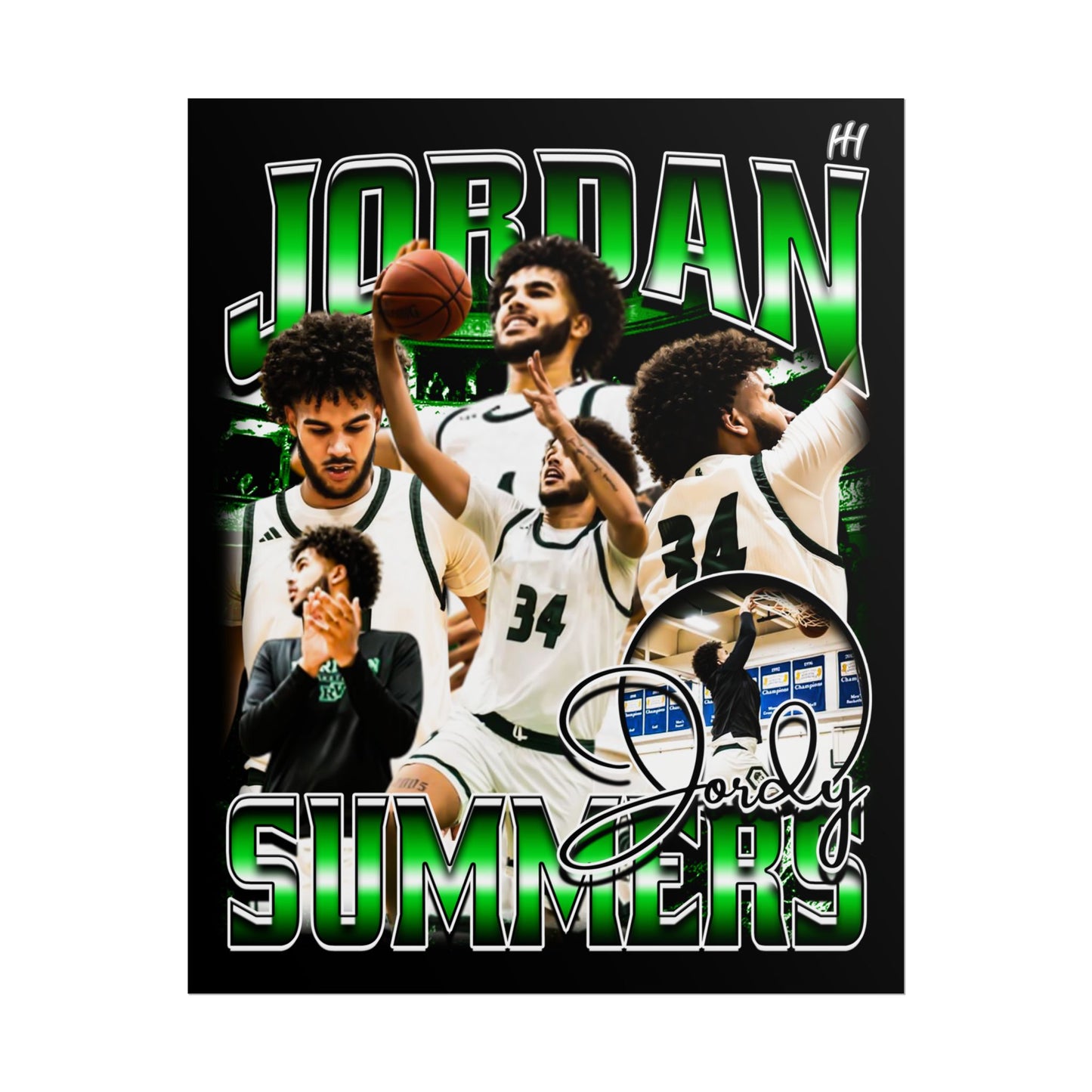 Jordan Summers Poster - 16″ x 20″