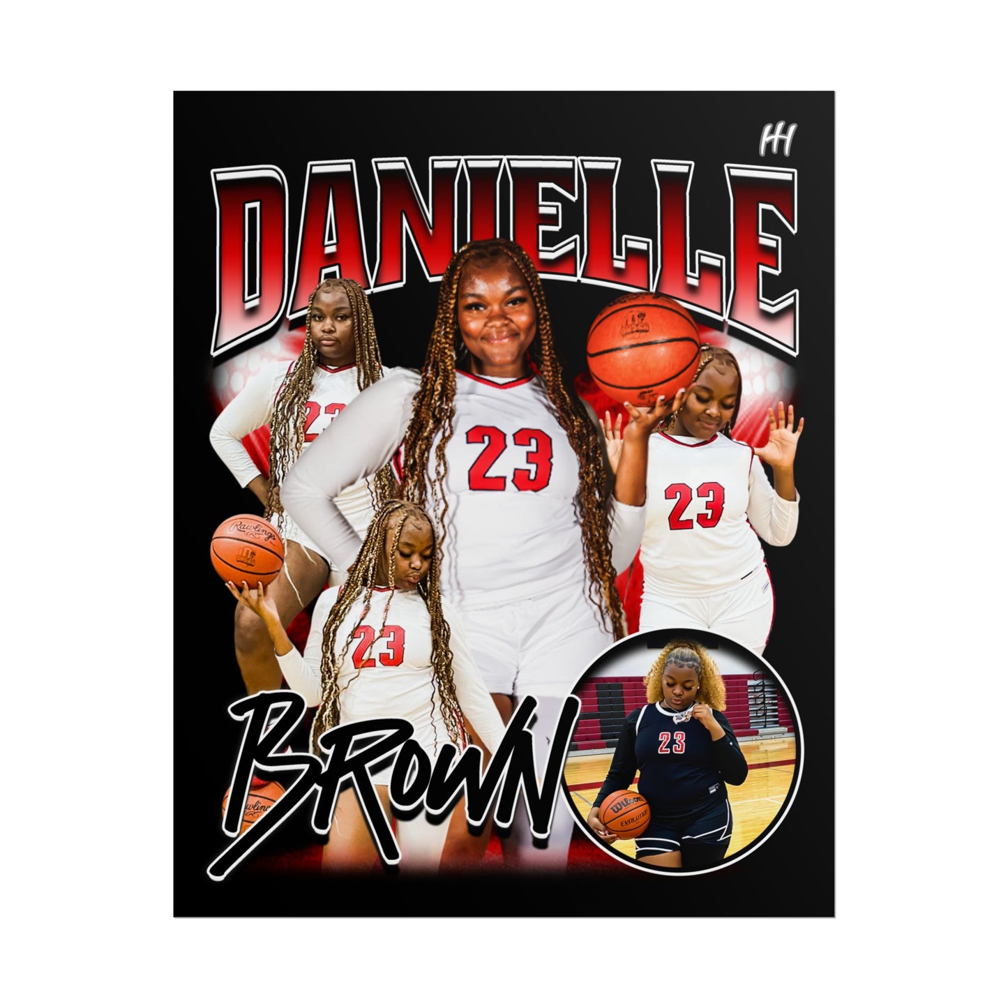 Danielle Brown Poster - 16″ x 20″