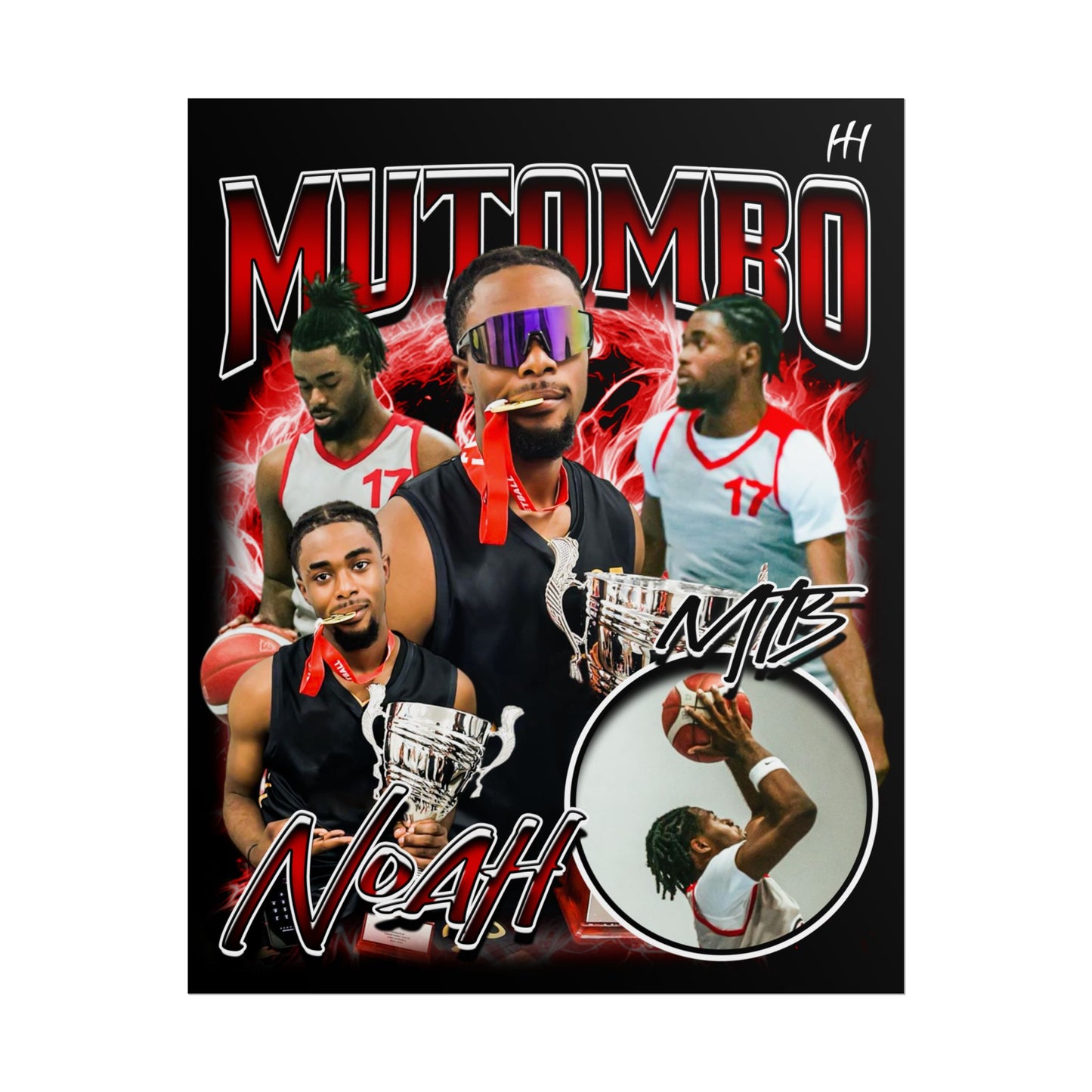 Mutombo Noah Poster - 16″ x 20″