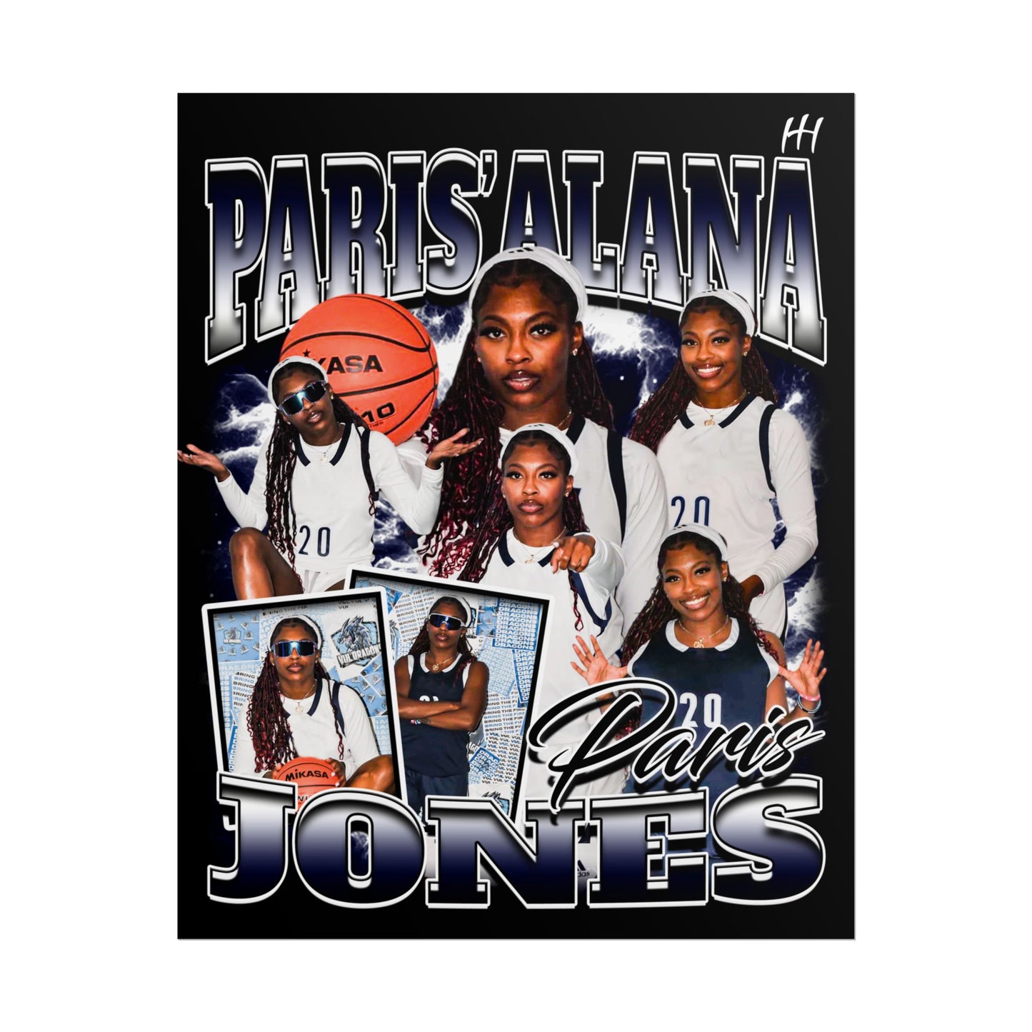 Paris'alana Jones Poster - 16″ x 20″