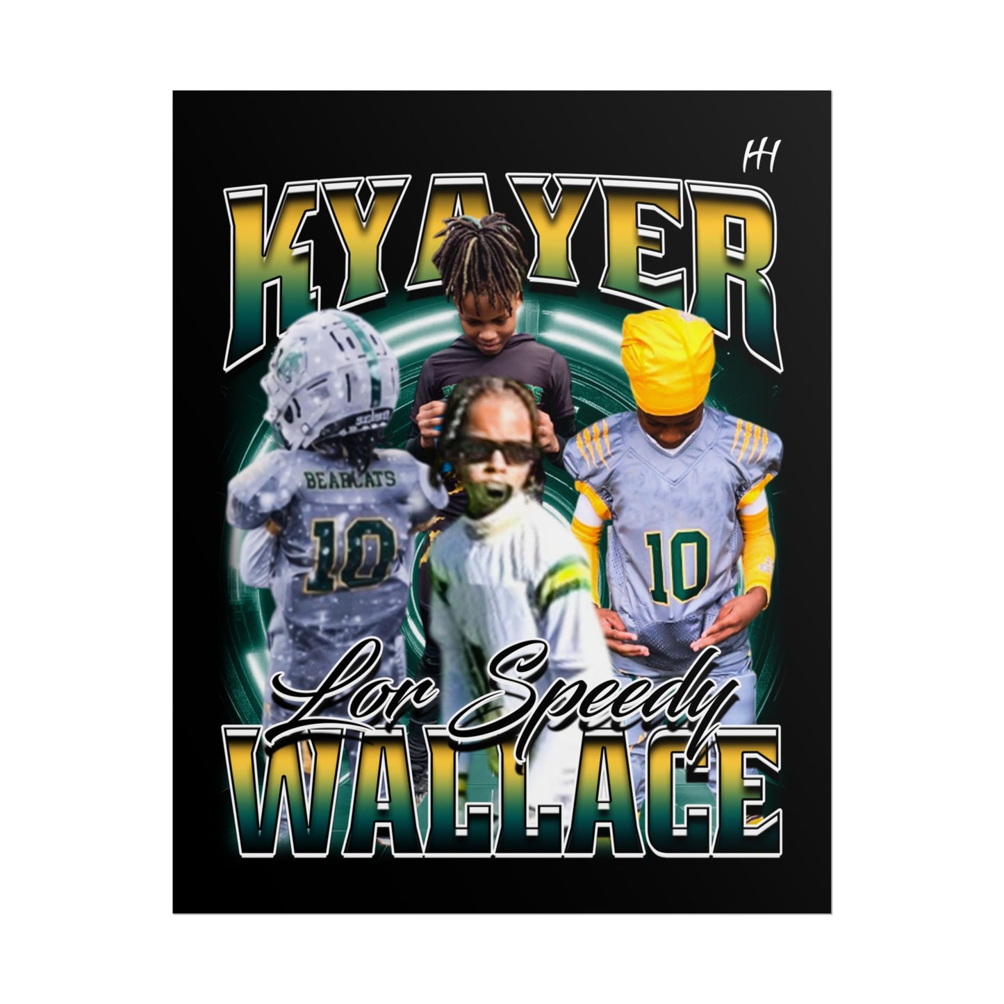 Kyayer Wallace Poster - 16″ x 20″