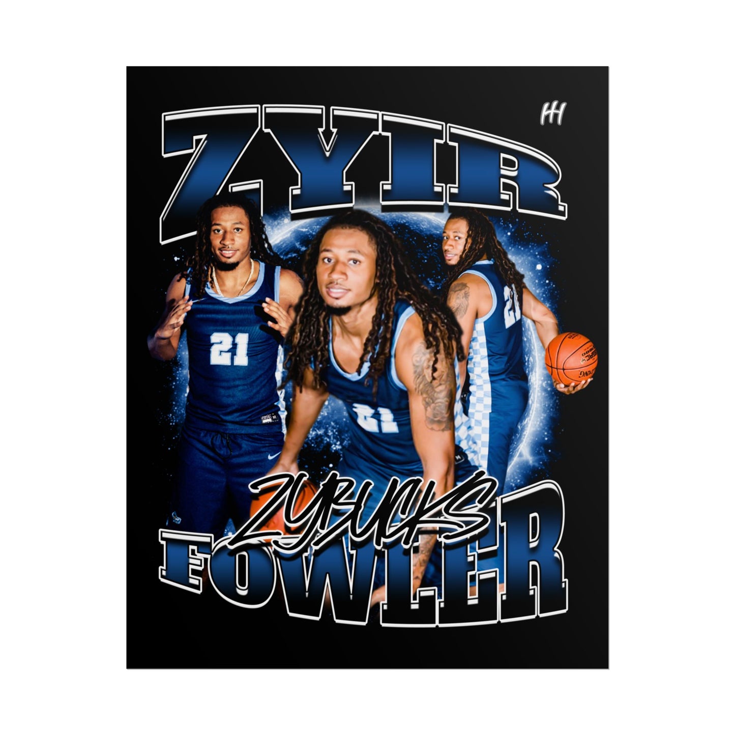 Zyir Fowler Poster - 16″ x 20″