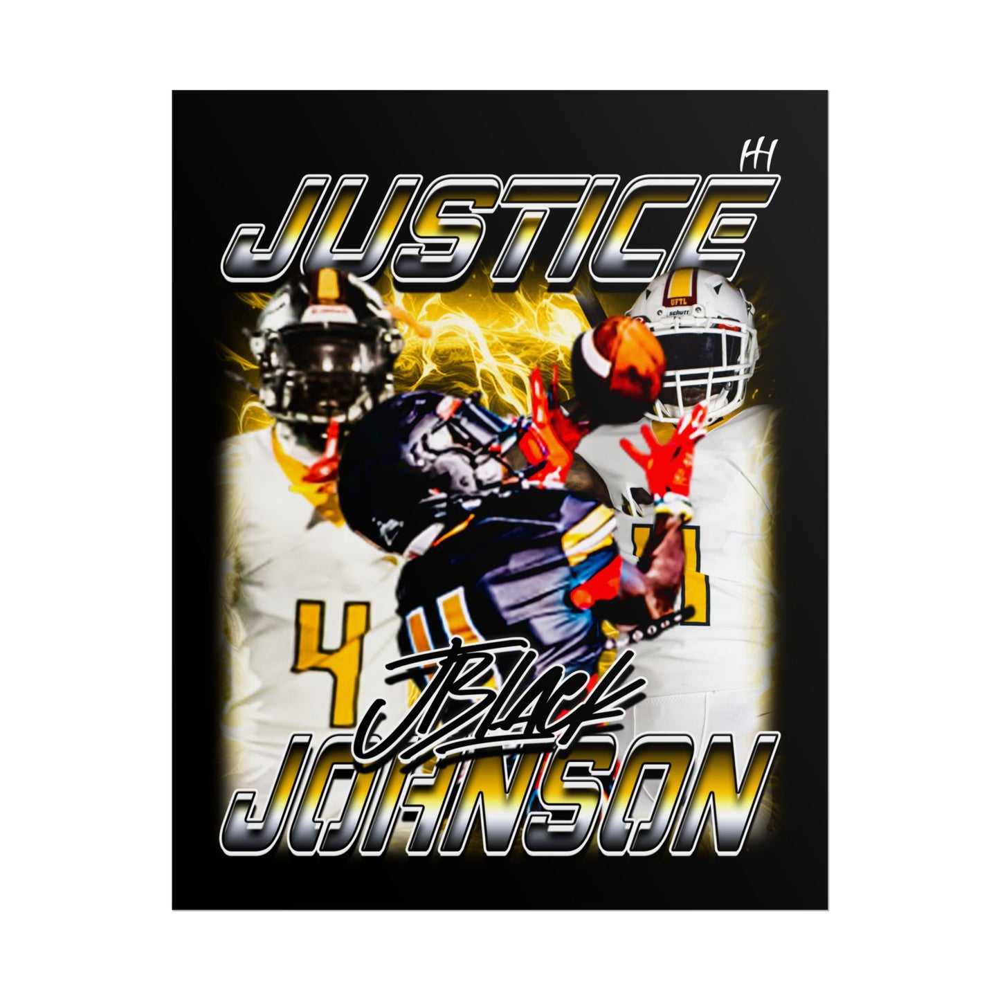 Justice Johnson Poster - 16″ x 20″