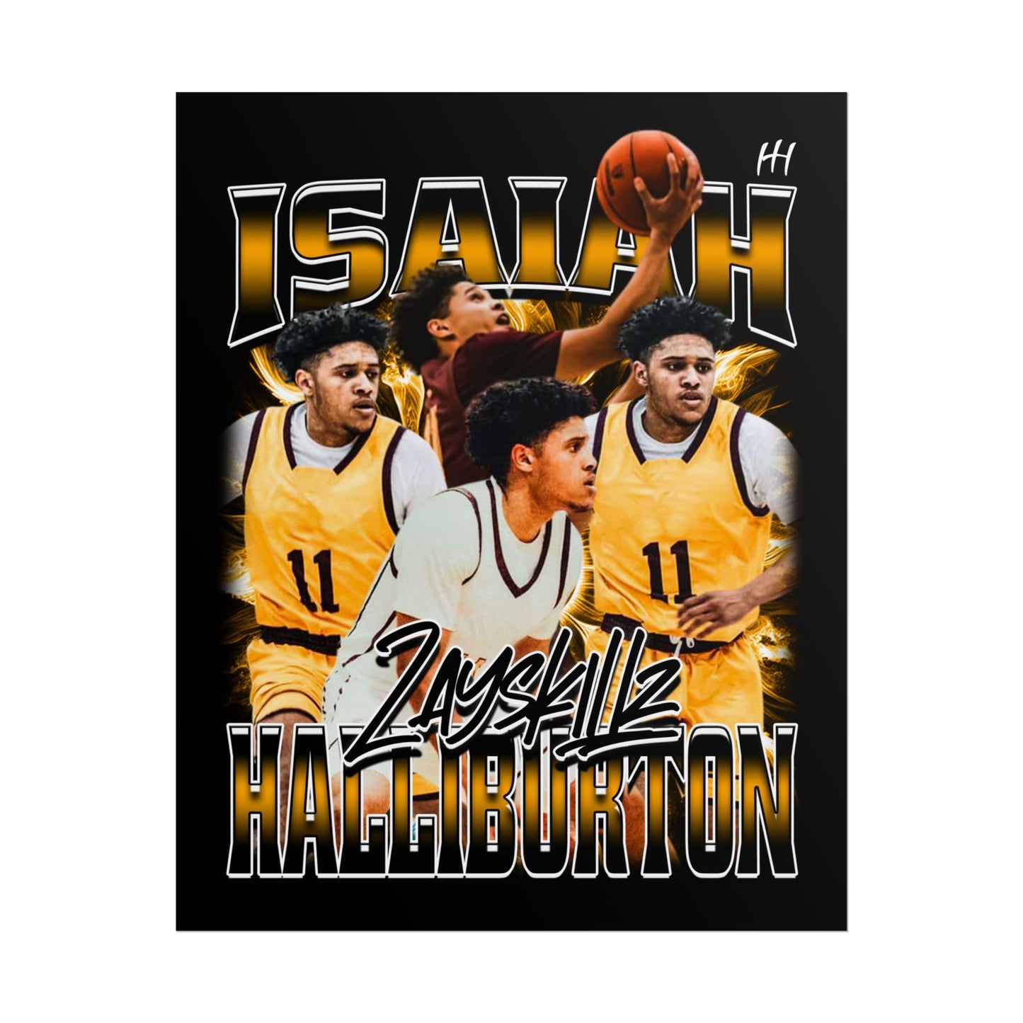 Isaiah Halliburton Poster - 16″ x 20″