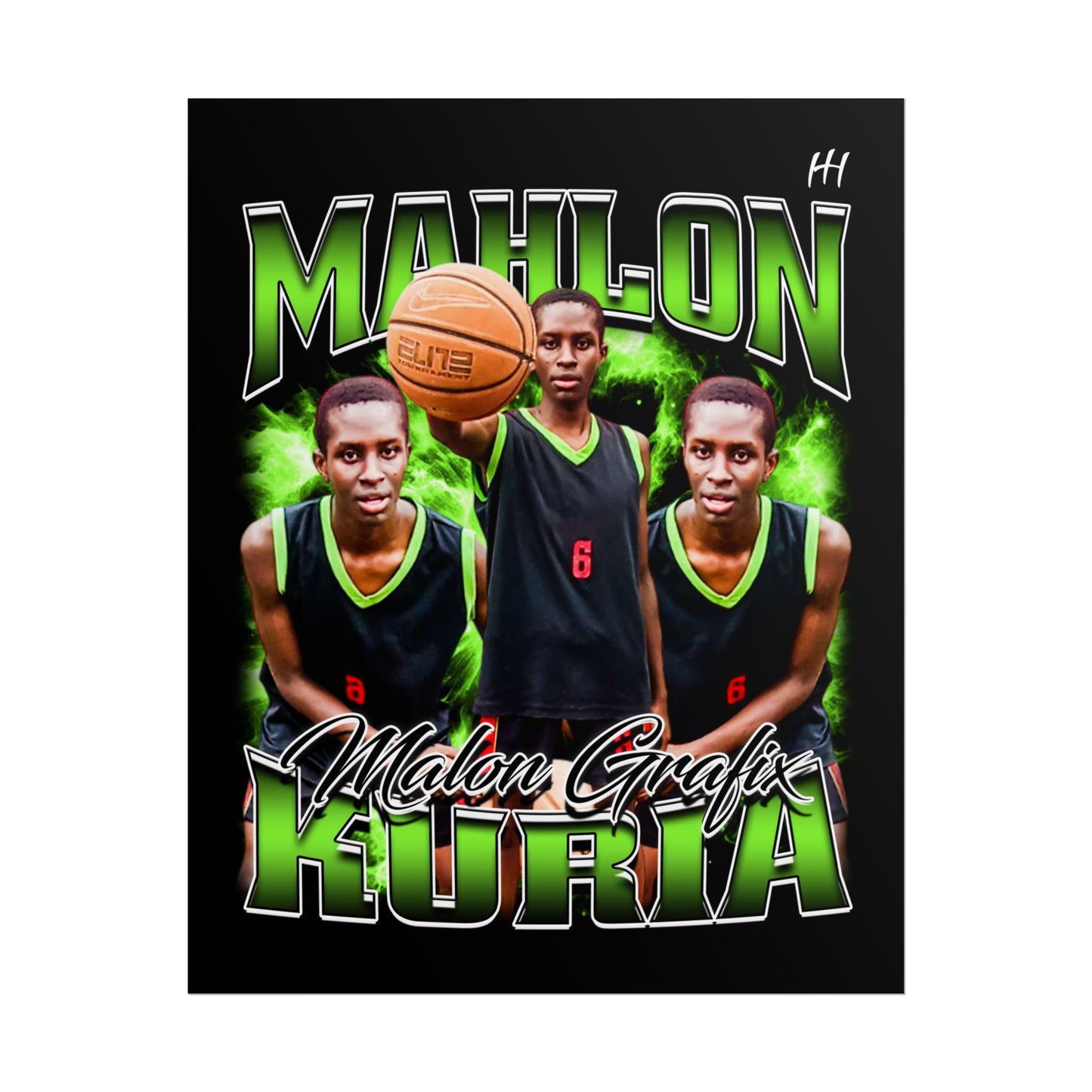 Mahlon Kuria Poster - 16″ x 20″