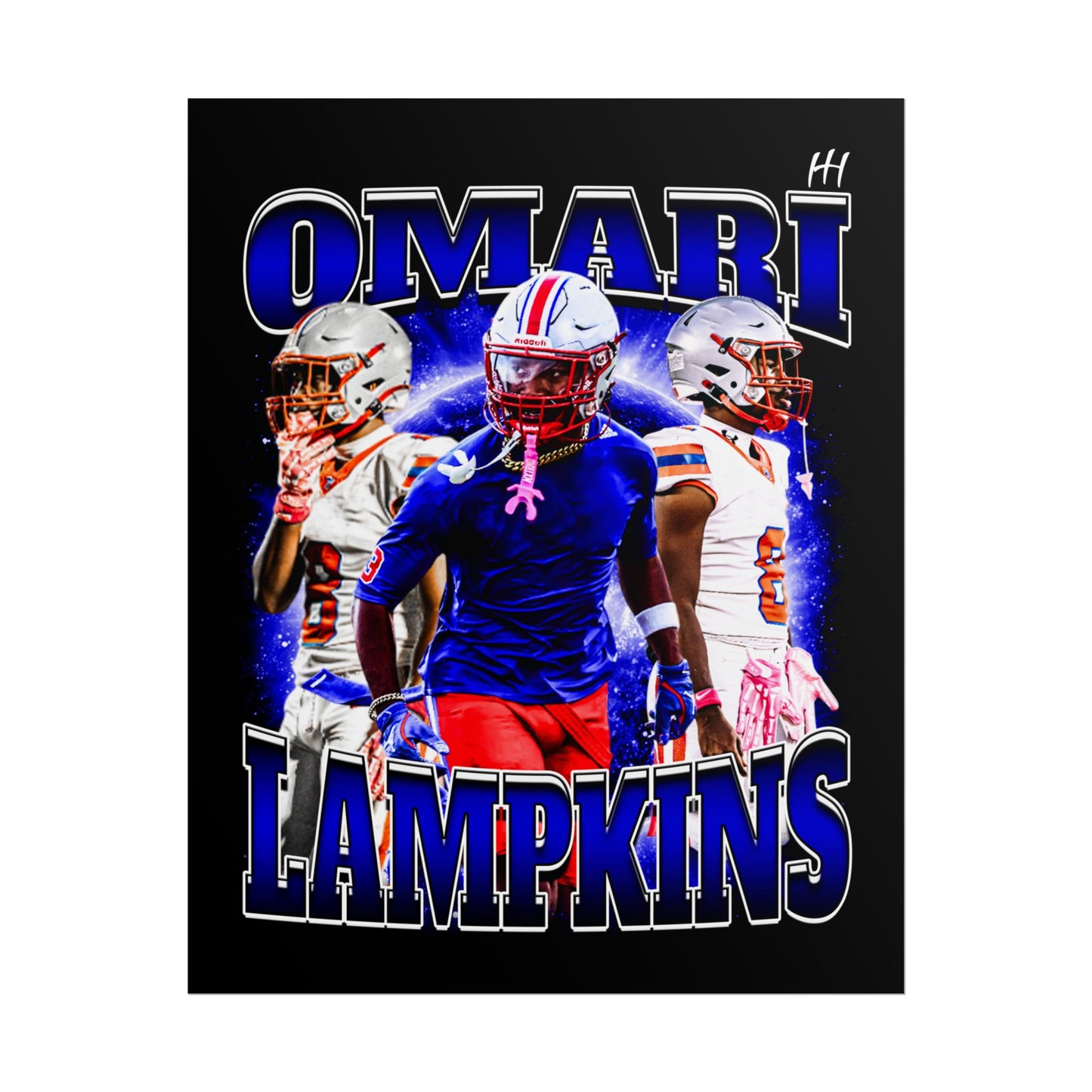 Omari Lampkins Poster - 16″ x 20″
