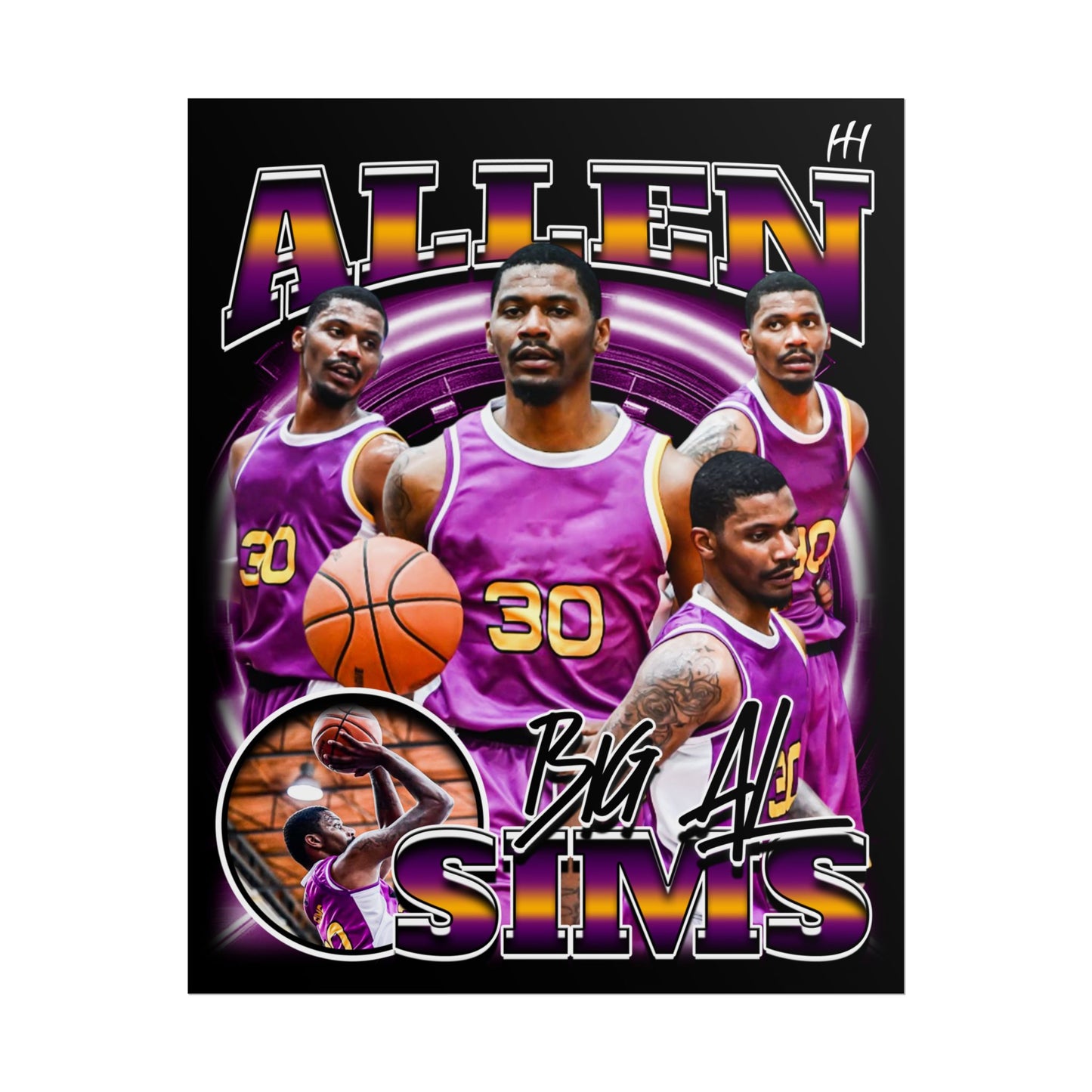 Allen Sims Poster - 16″ x 20