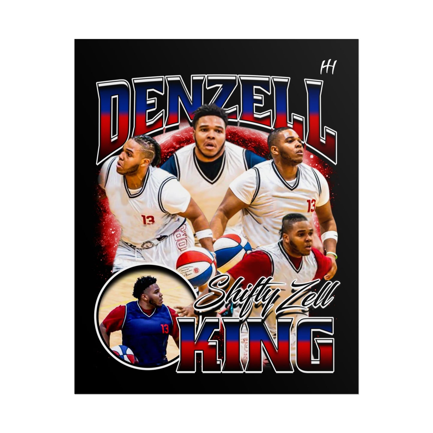 Denzell King Poster - 16″ x 20″