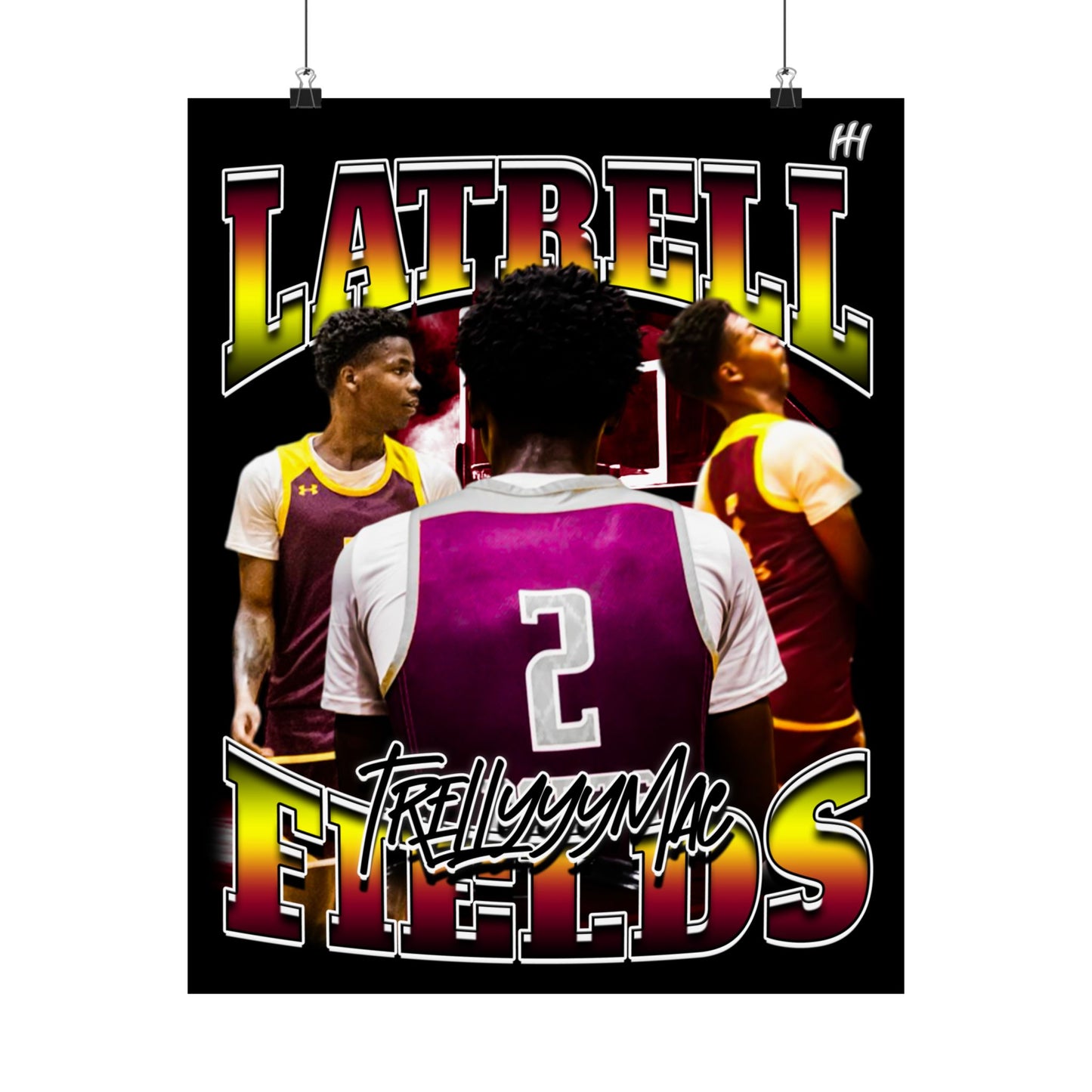 Latrell Fields Poster - 16″ x 20″