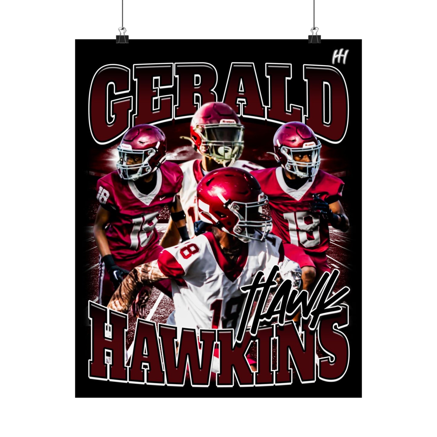 Gerald Hawkins Poster - 16″ x 20″