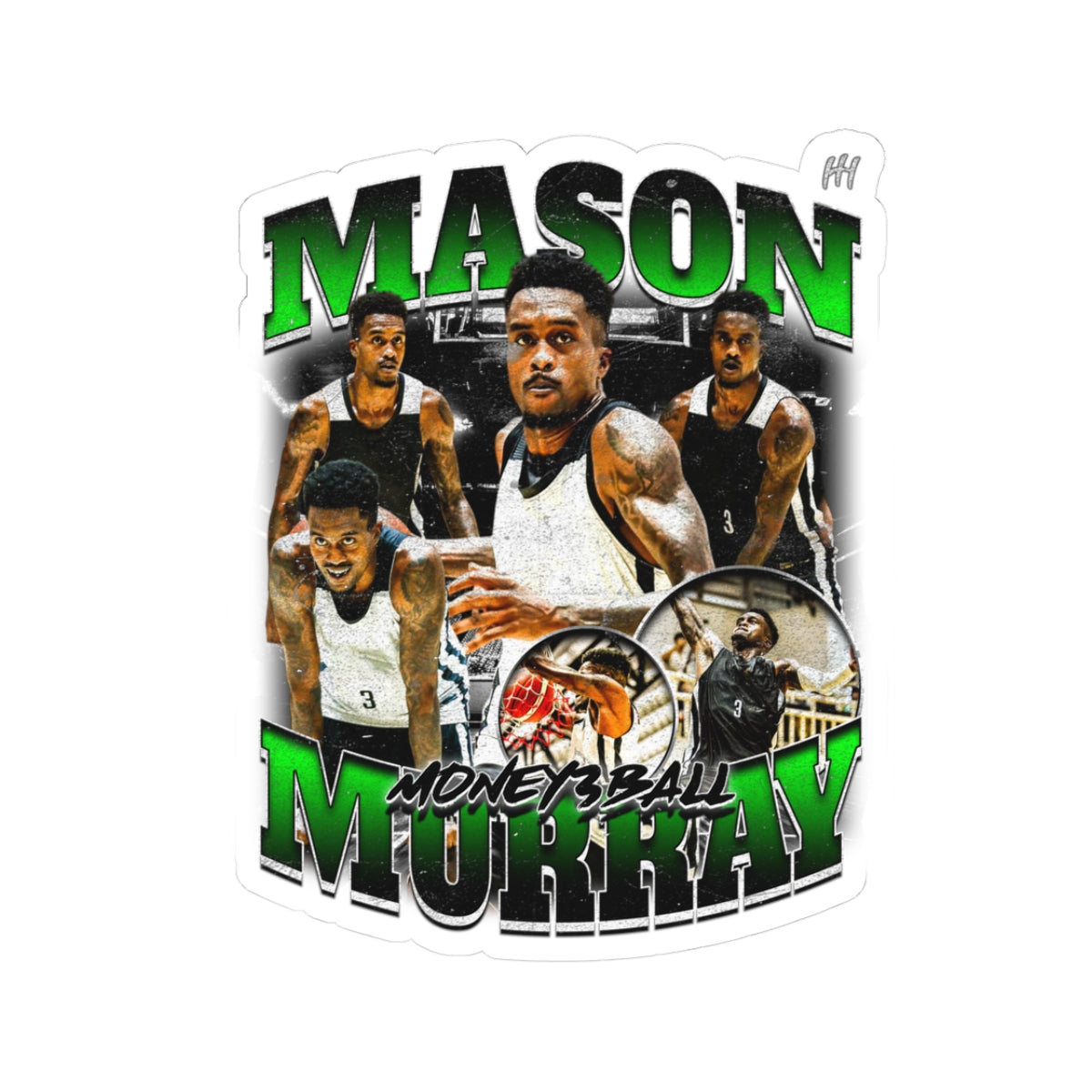 Mason Murray Kiss-Cut Stickers