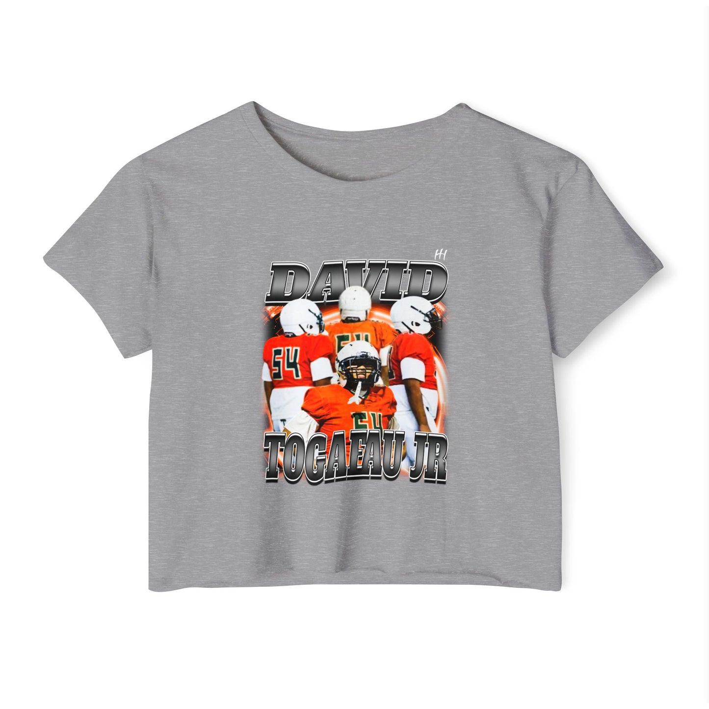 David Togafau JR Women's Crop Top