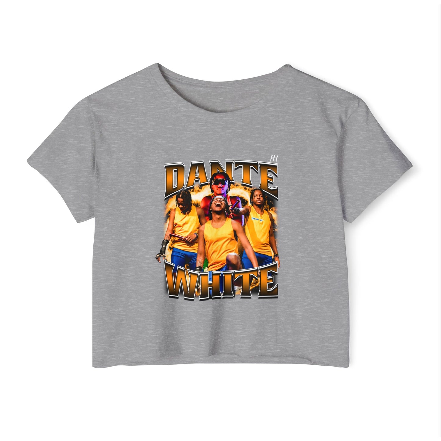 Dante White Women's Crop Top