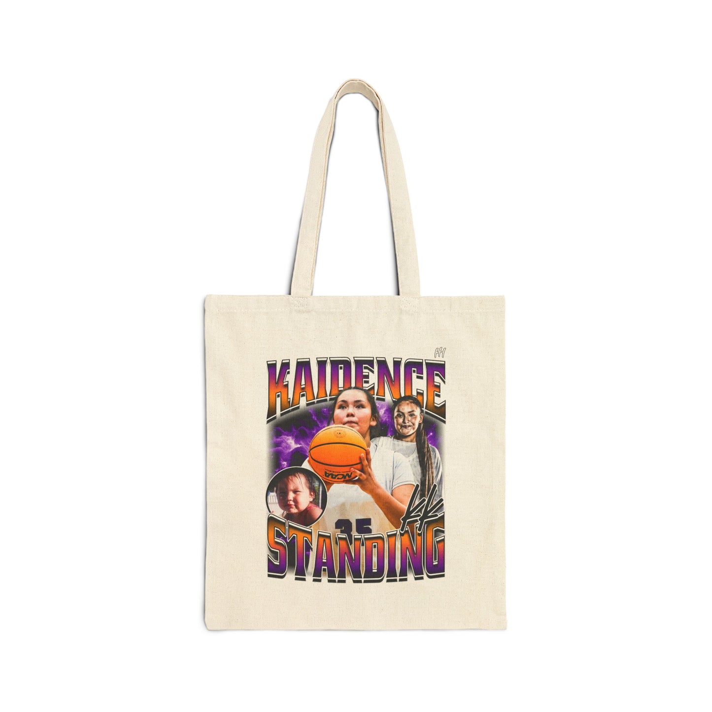 Kaidence Standing Cotton Tote Bag