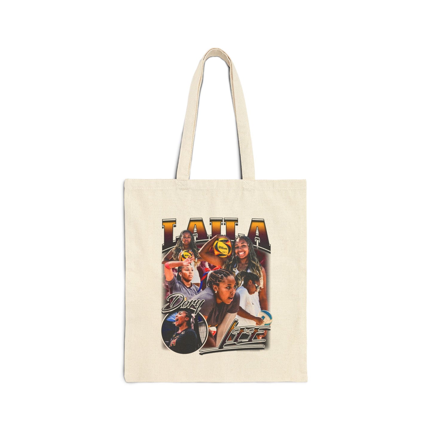 Laila Lee Cotton Tote Bag