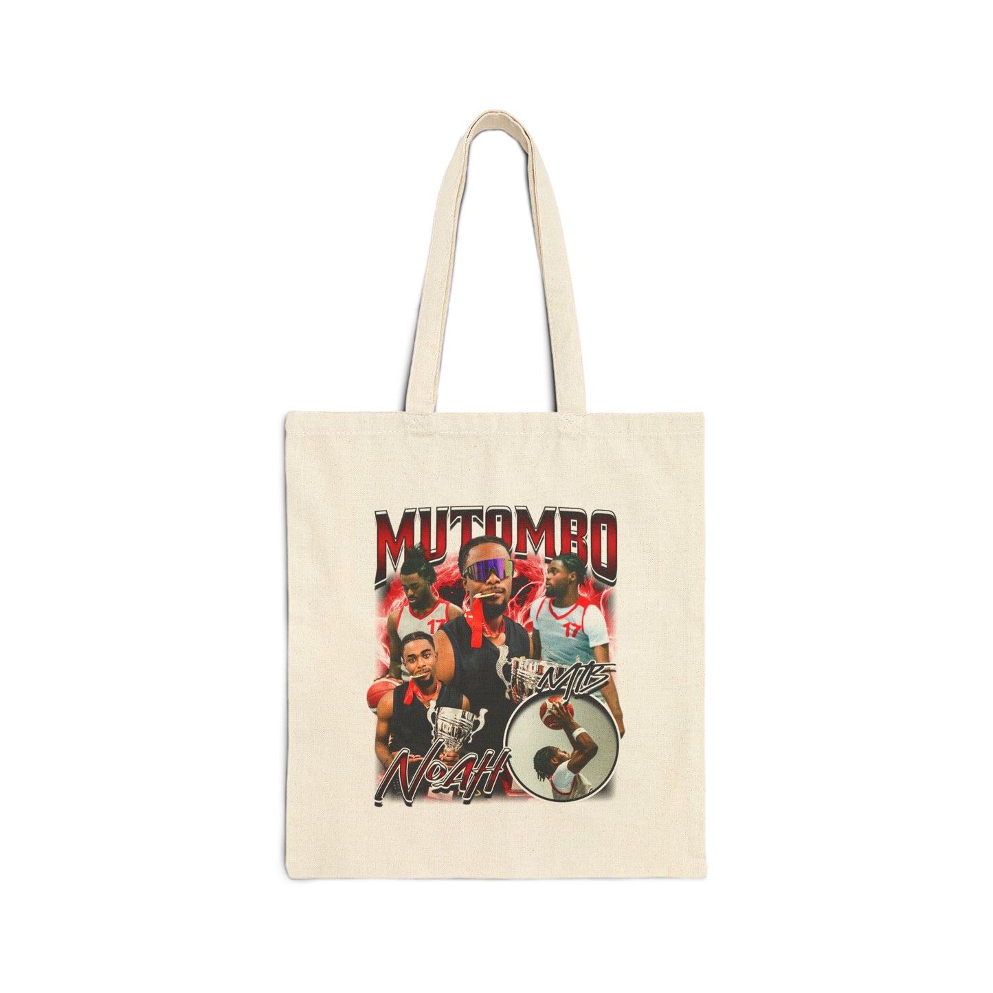 Mutombo Noah Cotton Tote Bag