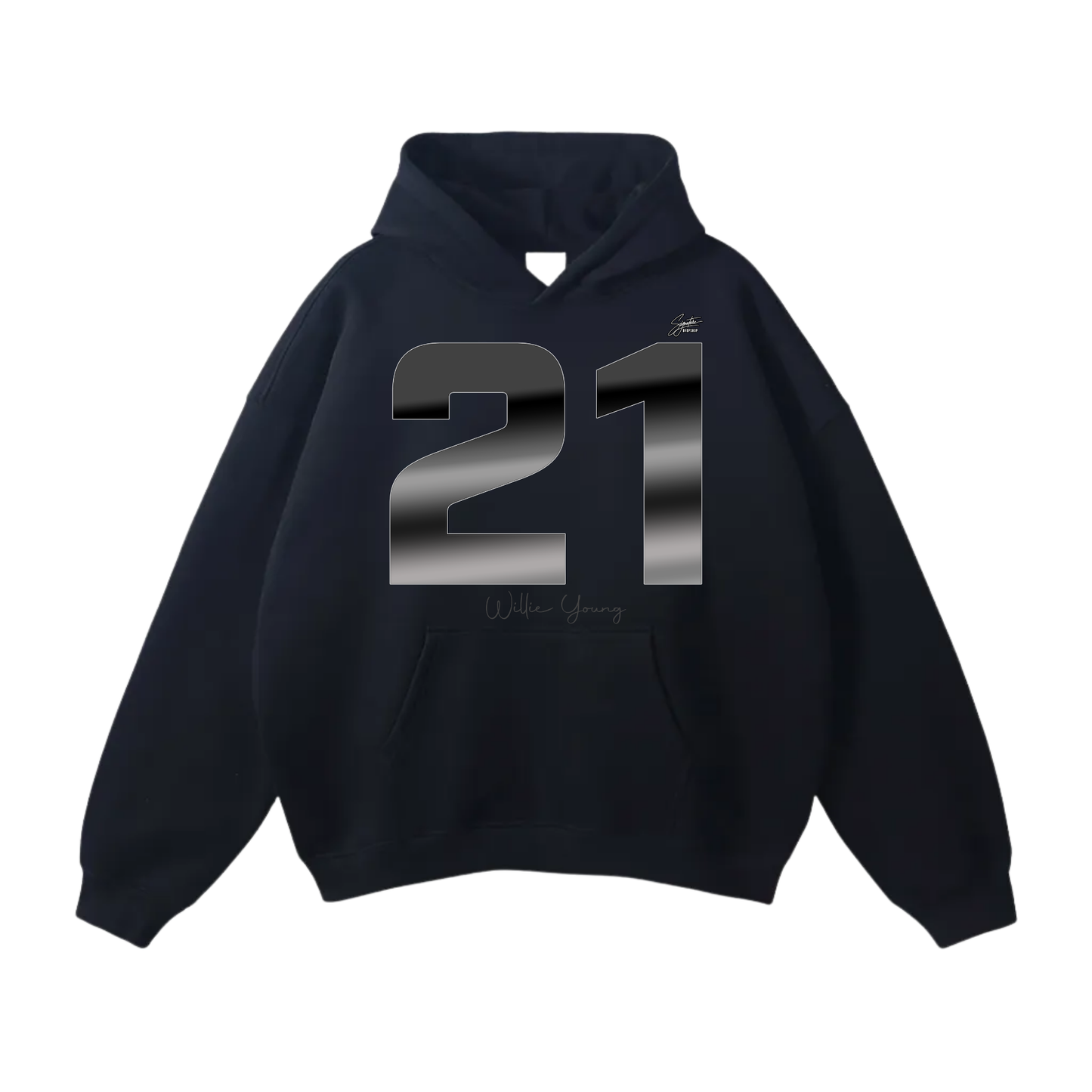 Willie Young Oversize Fleeced Hoodie
