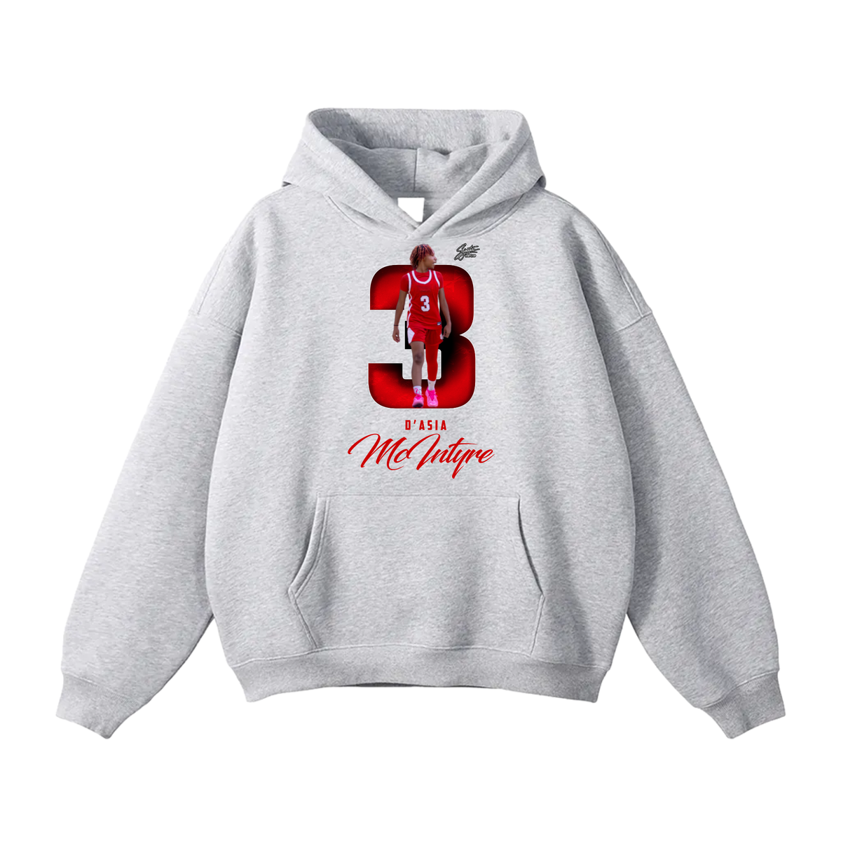 D’Asia McIntyre Oversize Fleeced Hoodie