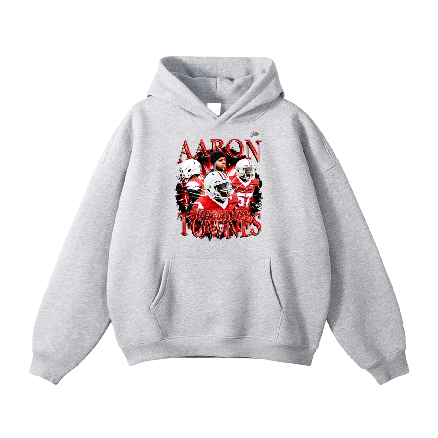 Aaron Townes Oversize Fleeced Hoodie