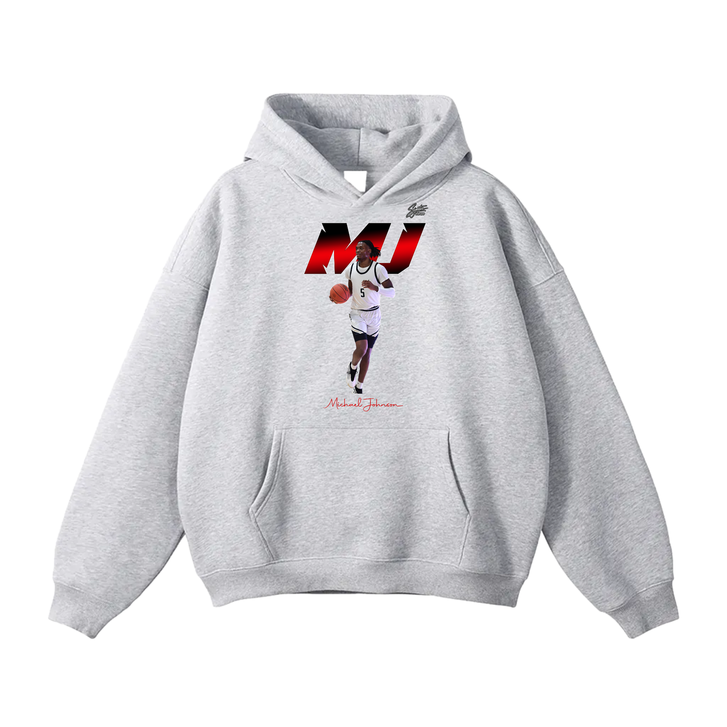 Michael Johnson Oversize Fleeced Hoodie