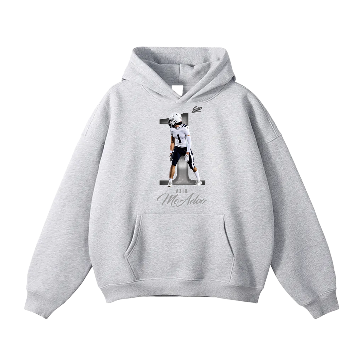 Azir McAdoo Oversize Fleeced Hoodie