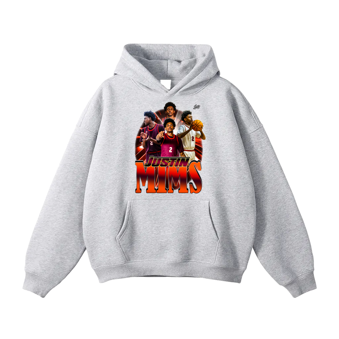 Justin Mims Oversize Fleeced Hoodie