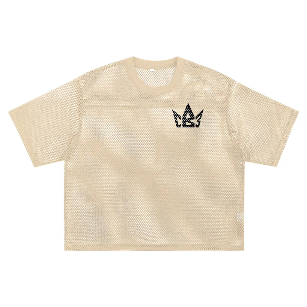 Charles brooks lll See-through Boxy Net T-Shirt