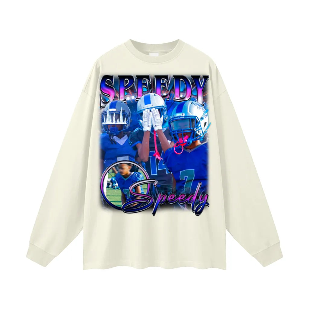 Speedy Oversized Long Sleeve Tee