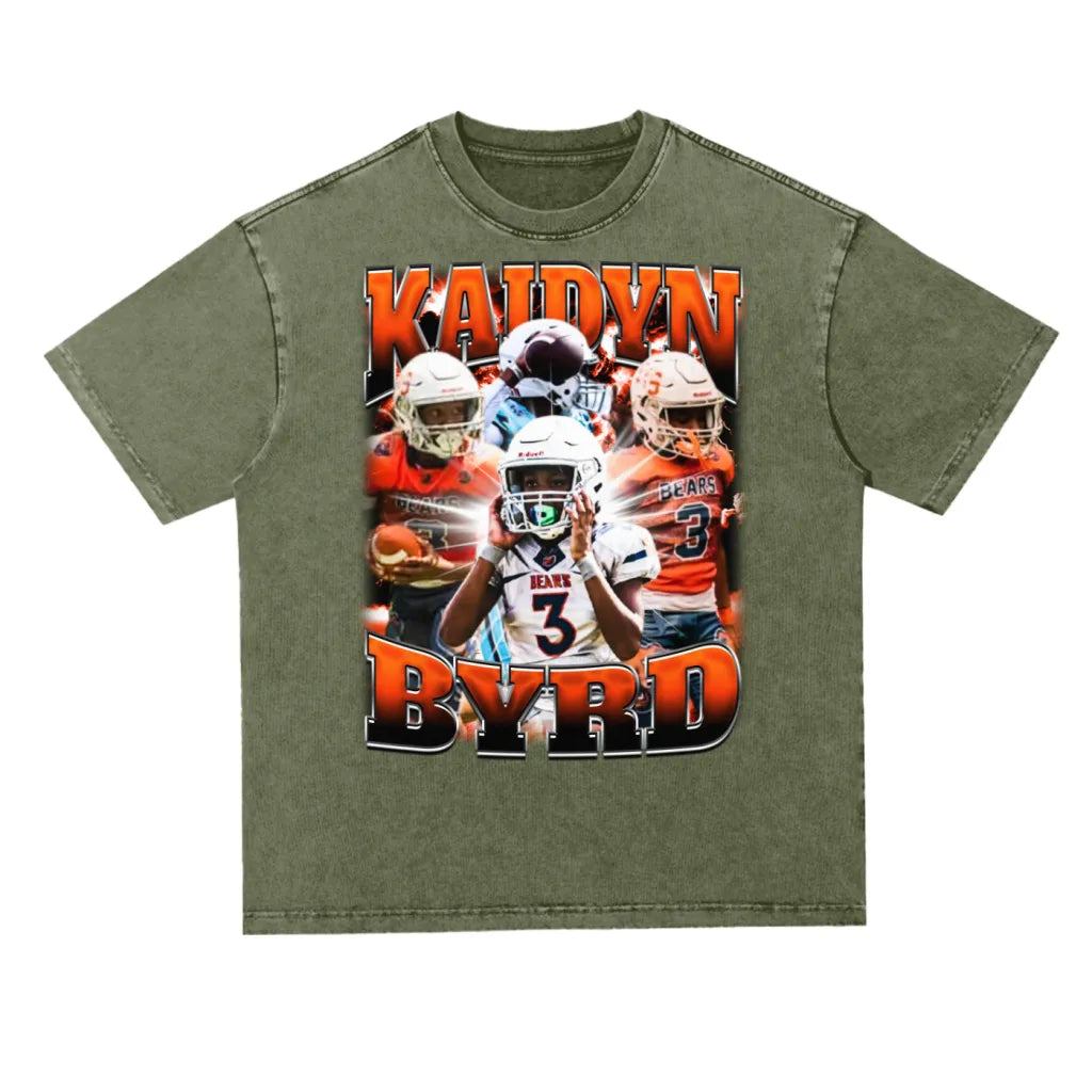 Kaidyn Byrd Oversized Acid wash T-shirt