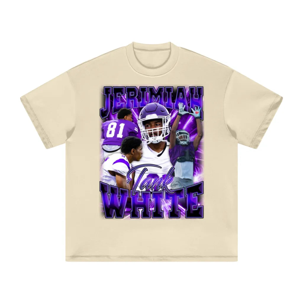 Jerimiah White Heavyweight Oversized T-shirt