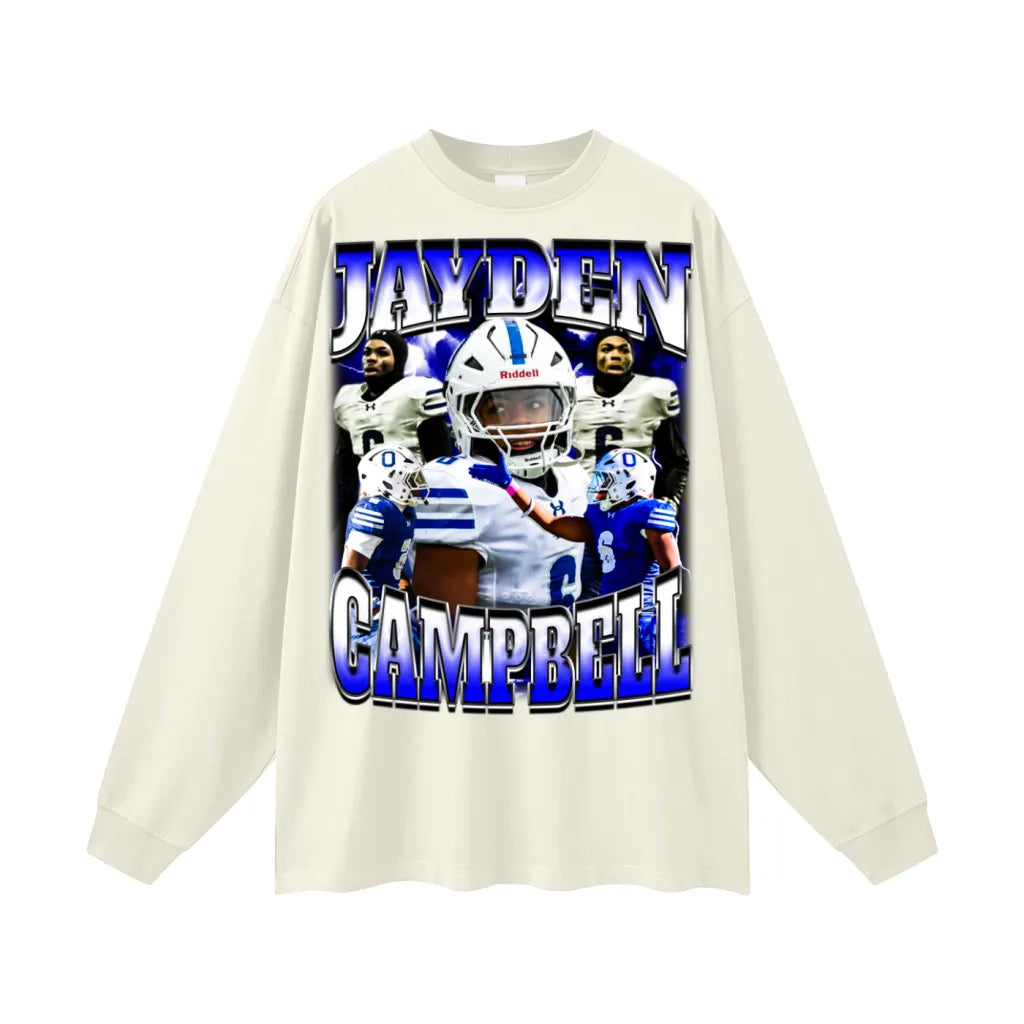 Jayden Campbell Oversized Long Sleeve Tee