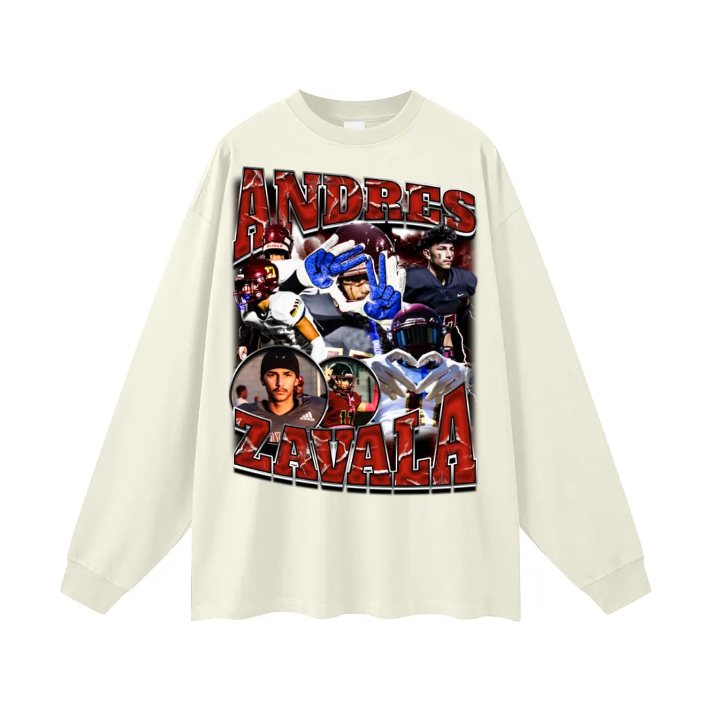 Andres Zavala Oversized Long Sleeve Tee