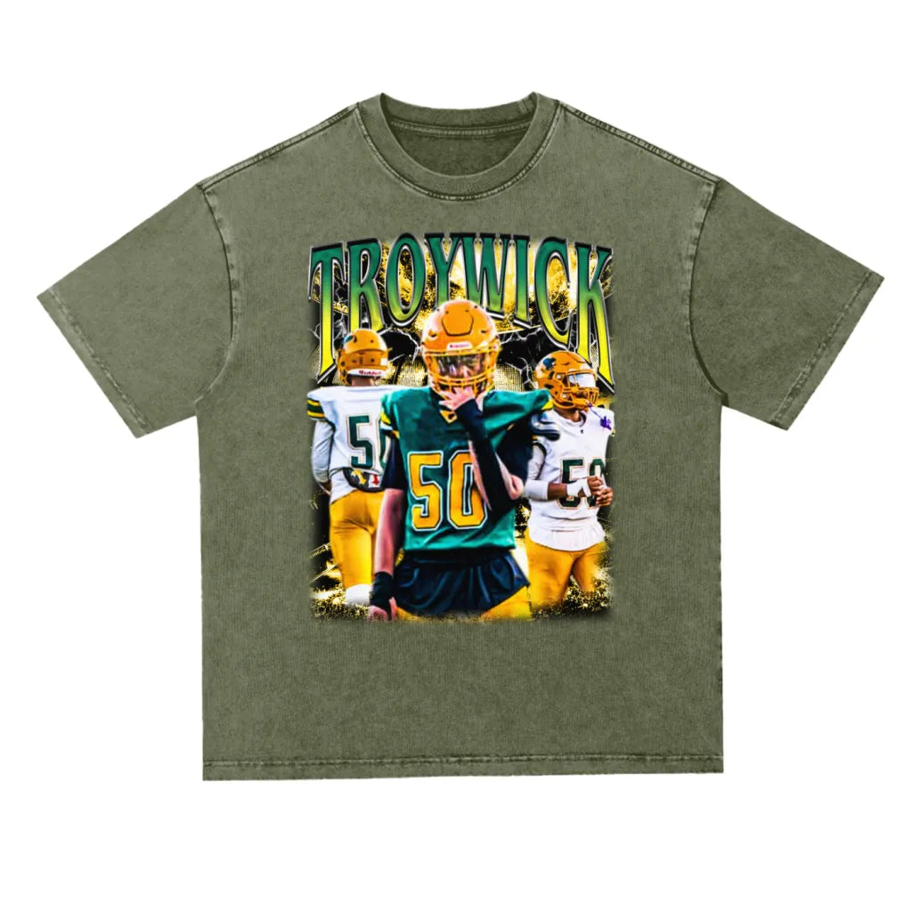 Troy Wick Oversized Acid wash T-shirt