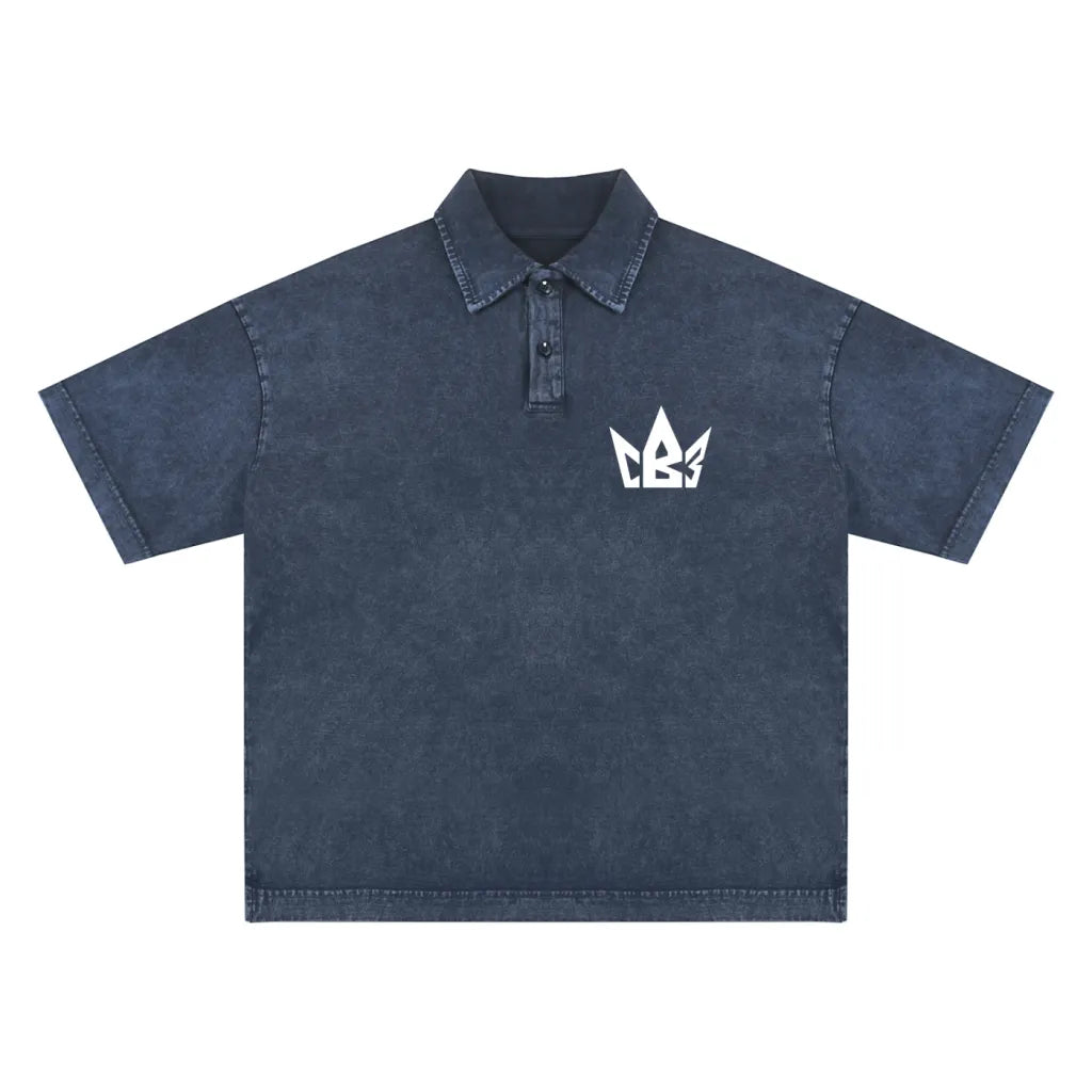 Charles Brooks III Heavyweight Snow Washed Polo Tee