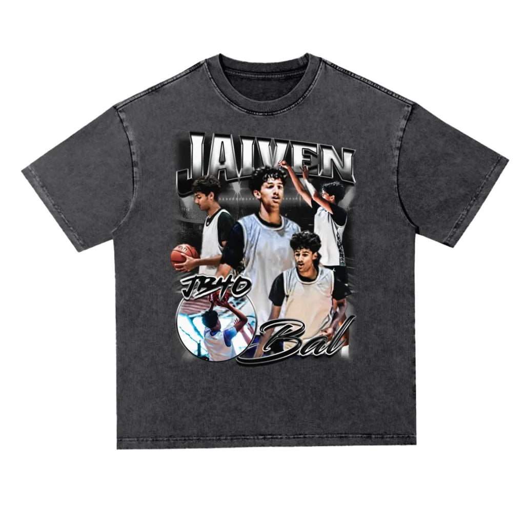Jaiven Bal Oversized Acid wash T-shirt
