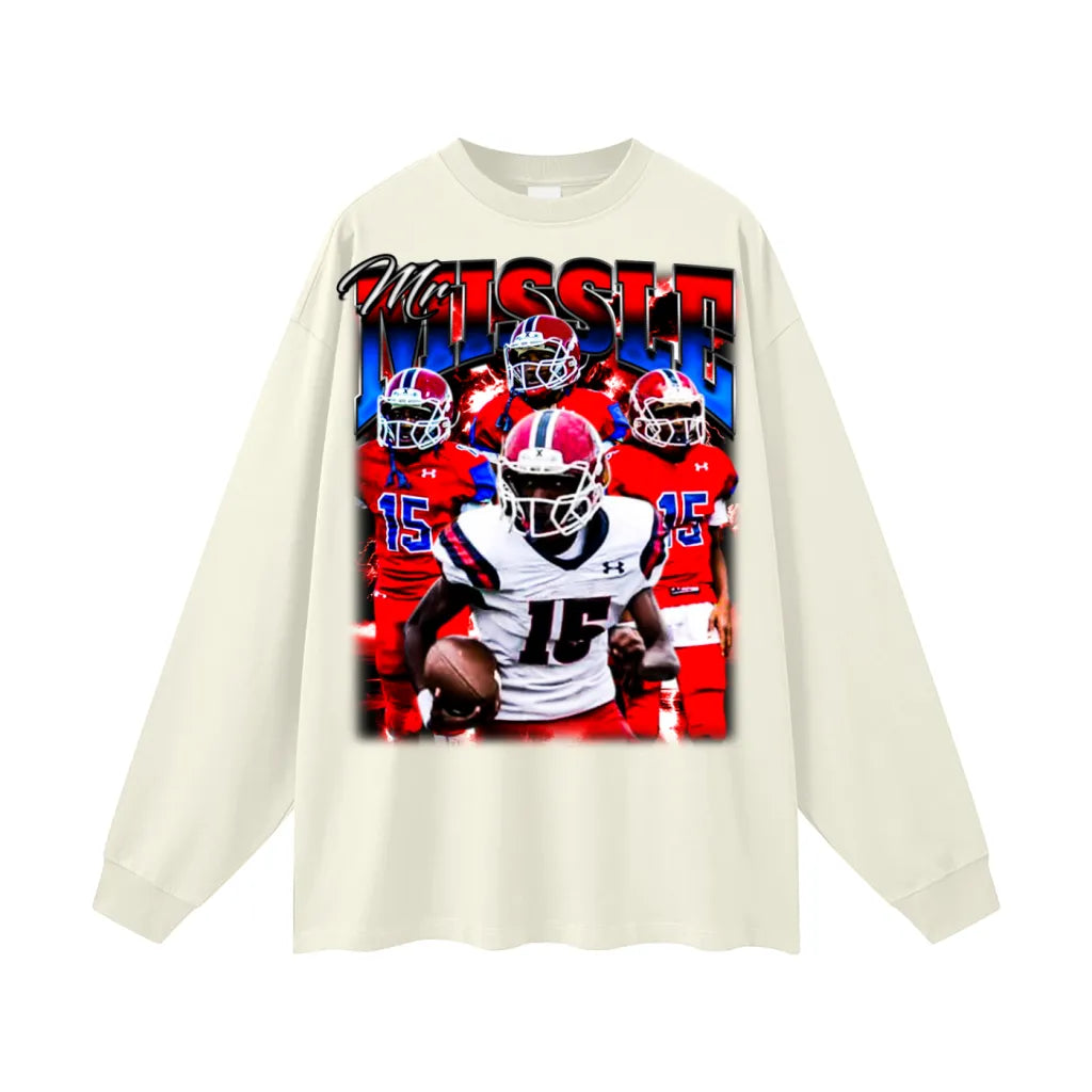 Mr Missle Oversized Long Sleeve Tee