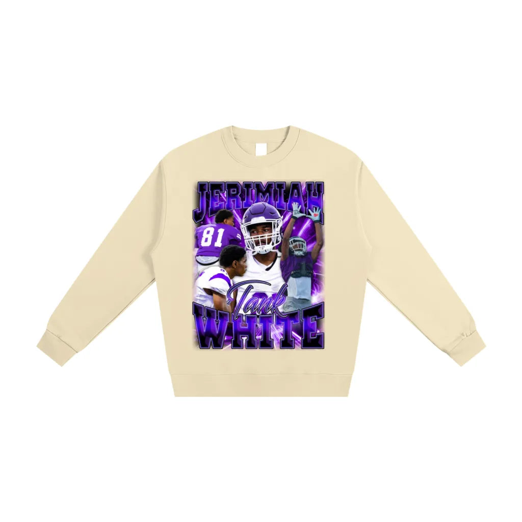Jerimiah White Heavyweight Crewneck Sweatshirt