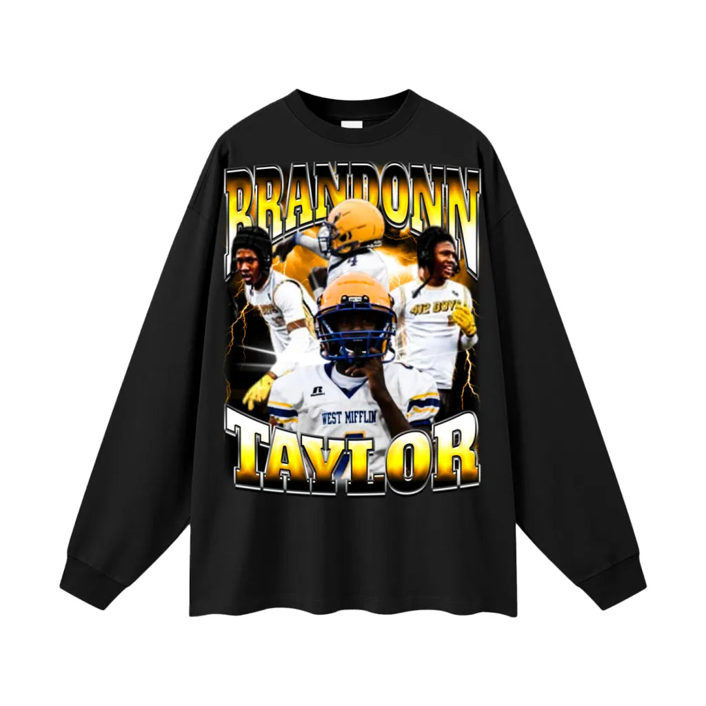 Brandonn Taylor Oversized Long Sleeve Tee