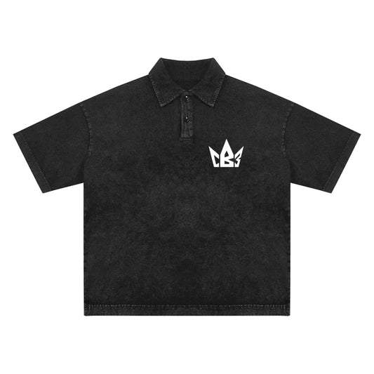 Charles Brooks III Heavyweight Snow Washed Polo Tee