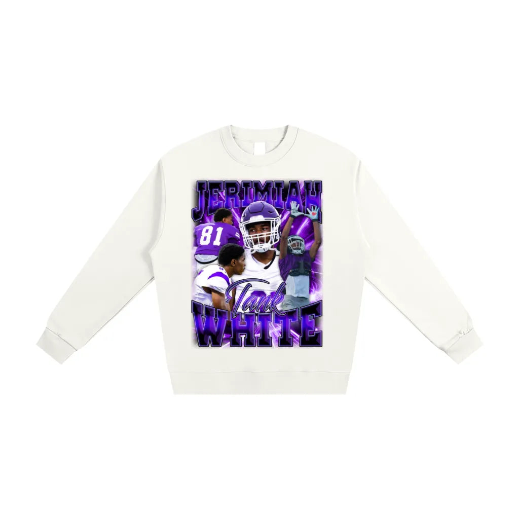 Jerimiah White Heavyweight Crewneck Sweatshirt