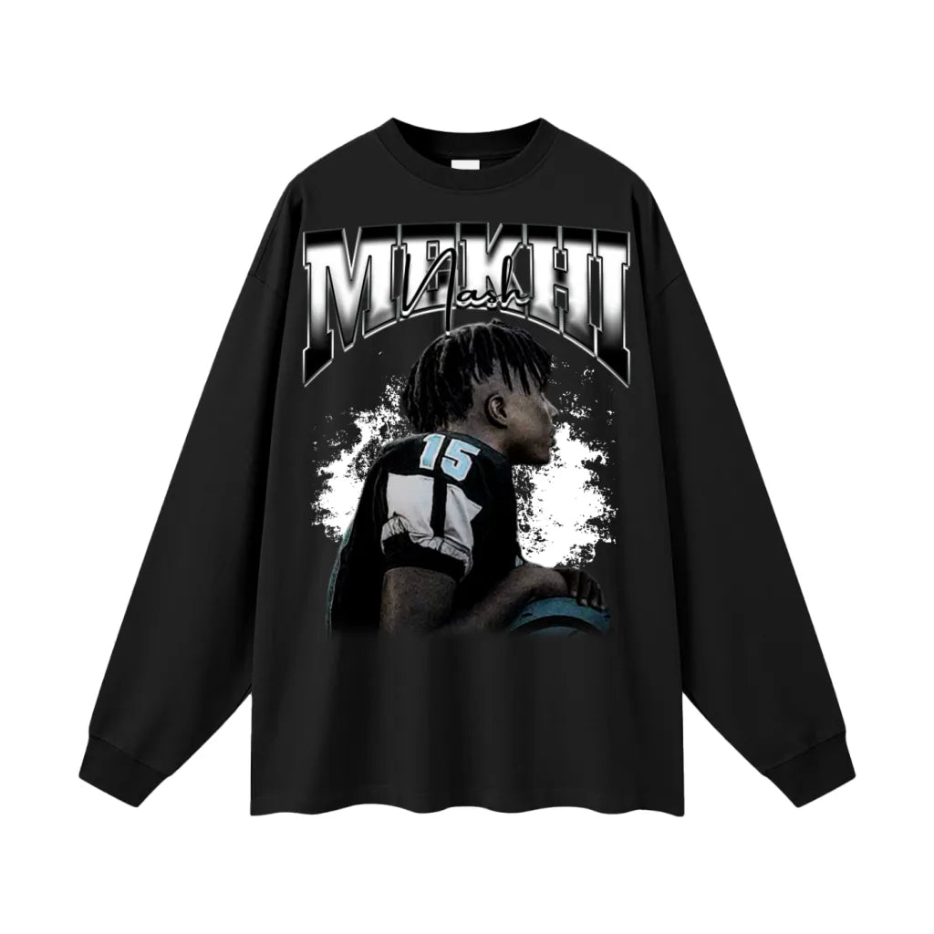 Mekhi Nash Oversized Long Sleeve Tee