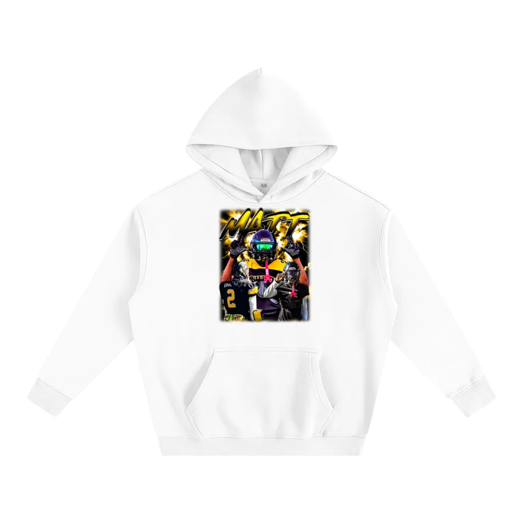 Matt Oversize Fleeced Hoodie