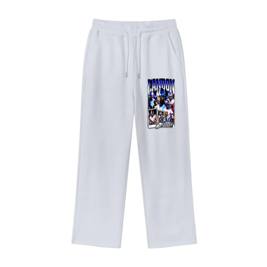 Landon Sallie Straight Wide Leg Sweatpants