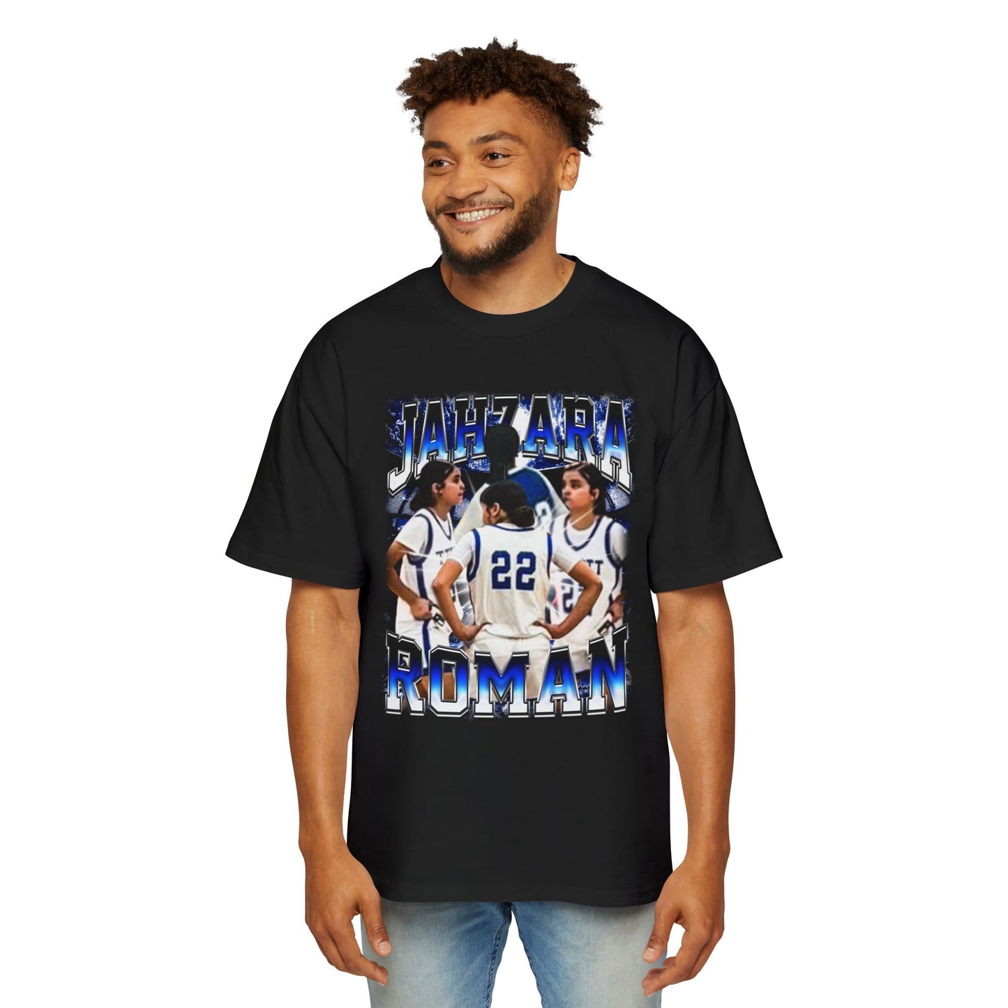 Jahzara Roman Oversized Retro Tee