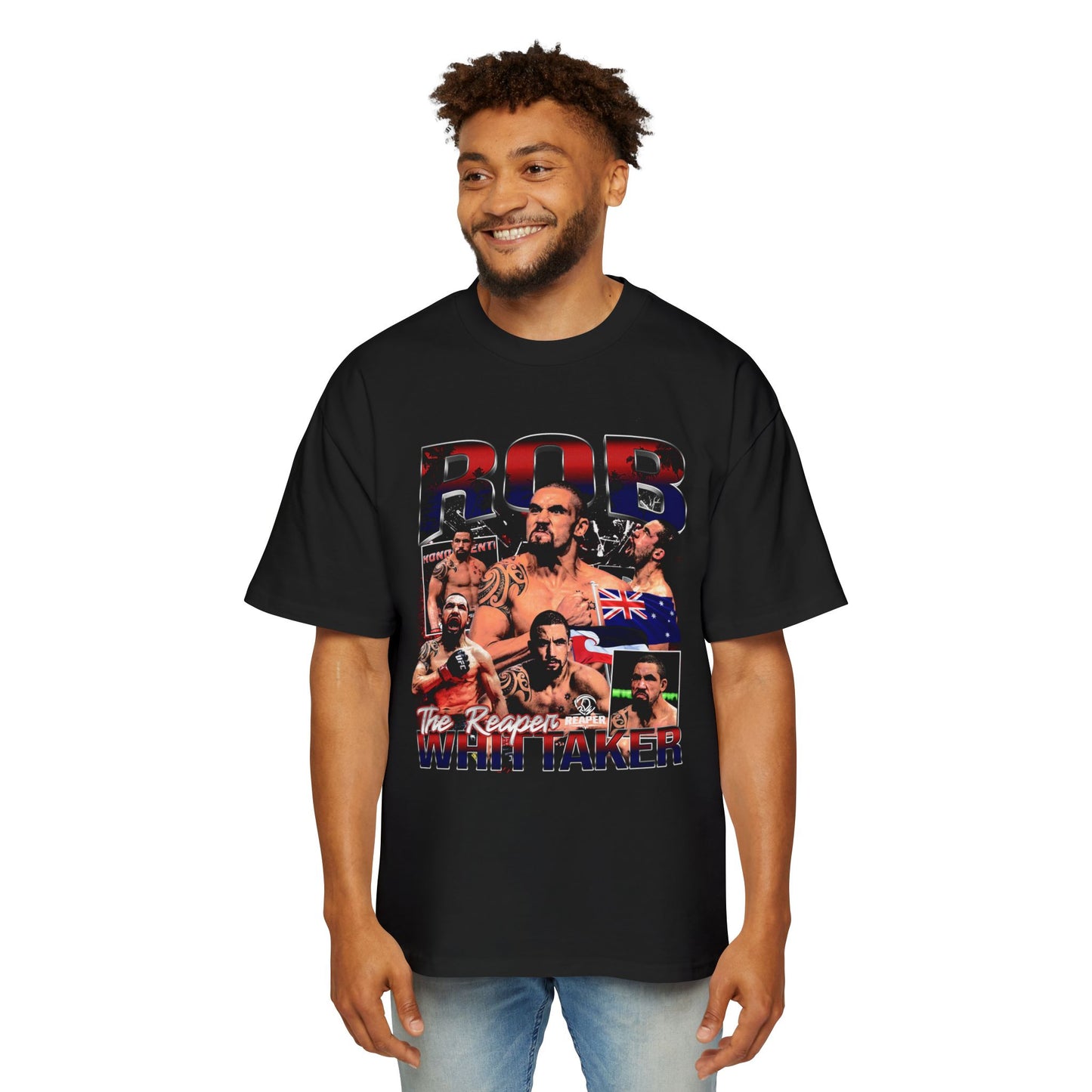 Rob Whittaker Reaper Oversized Retro Tee