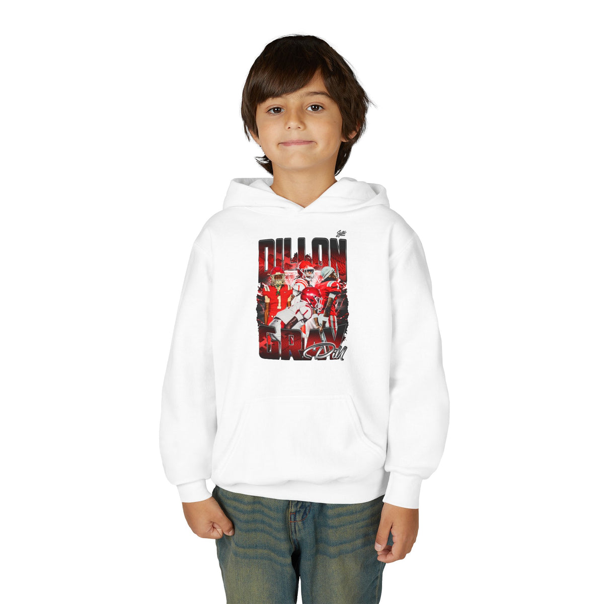 Dillon Gray Youth Hoodie