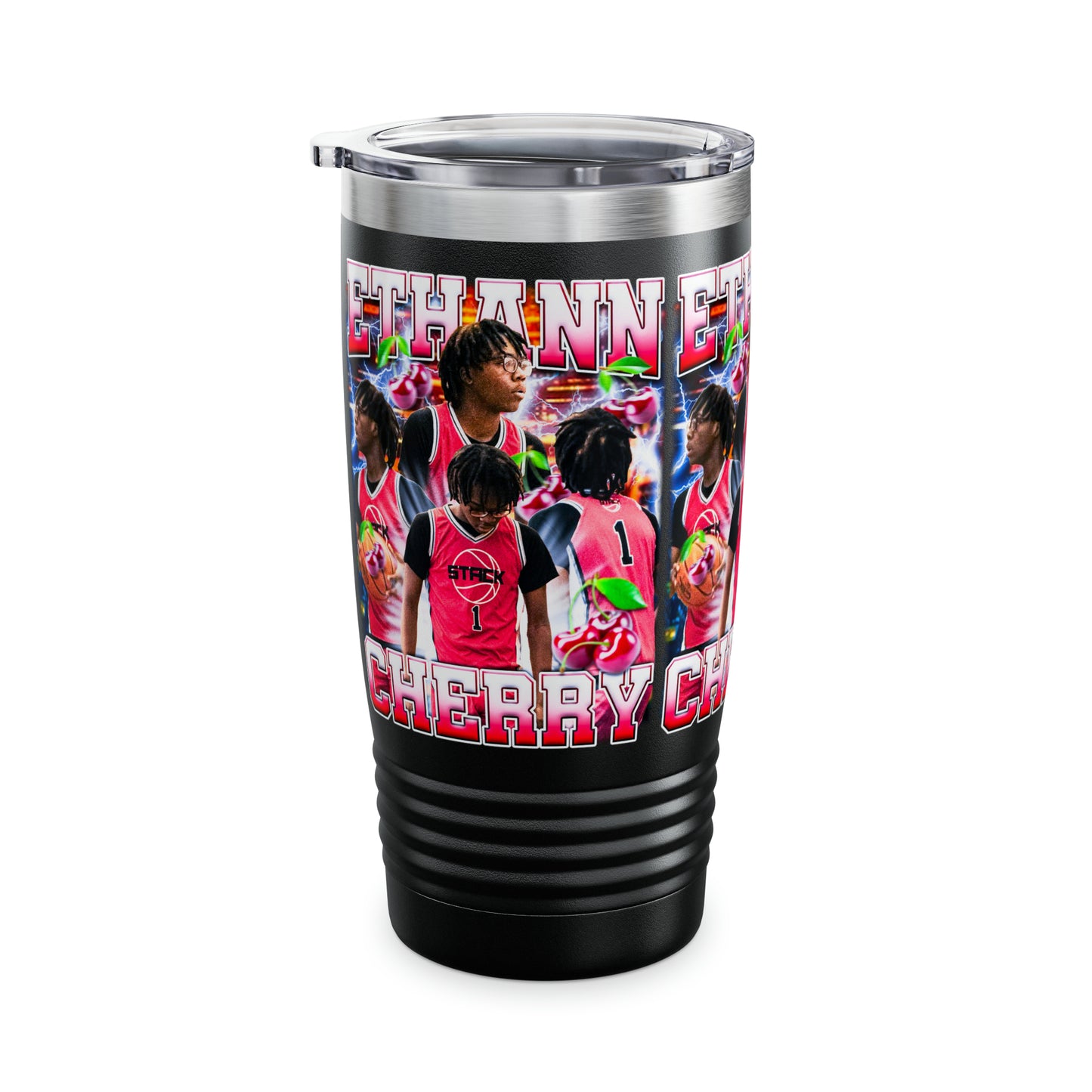 Ethann Cherry Stainless Steel Tumbler