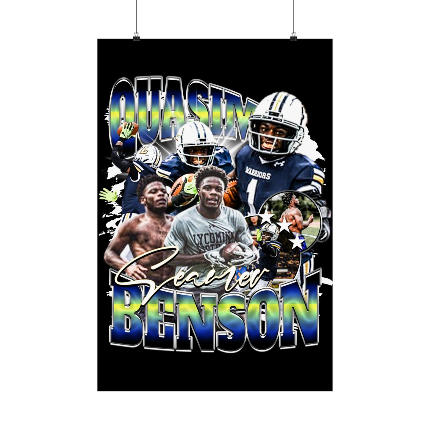 Quasim Benson Poster 24" x 36"