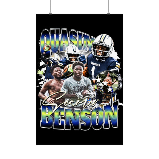 Quasim Benson Poster 24" x 36"