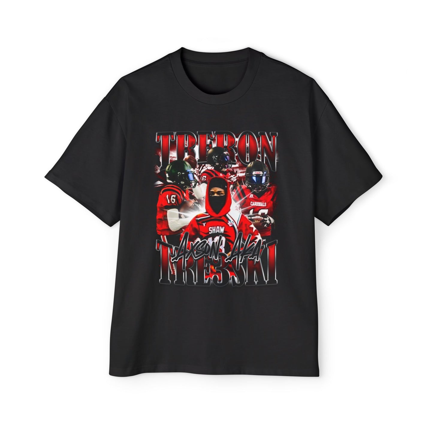 Treron Axson Aka Tre3ski Oversized Retro Tee